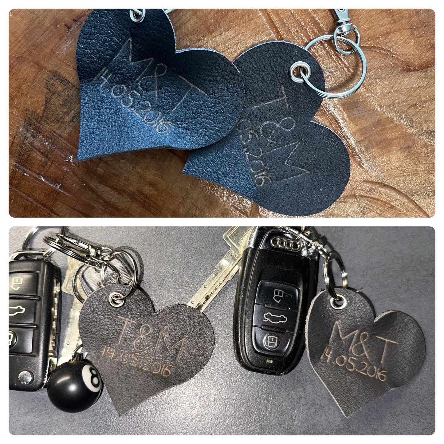 Schlüsselanhänger Leder